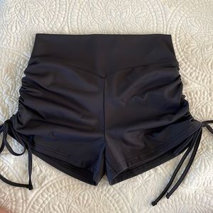 Lunalae High Waist Drawstring Shorts dance shorts booty shorts